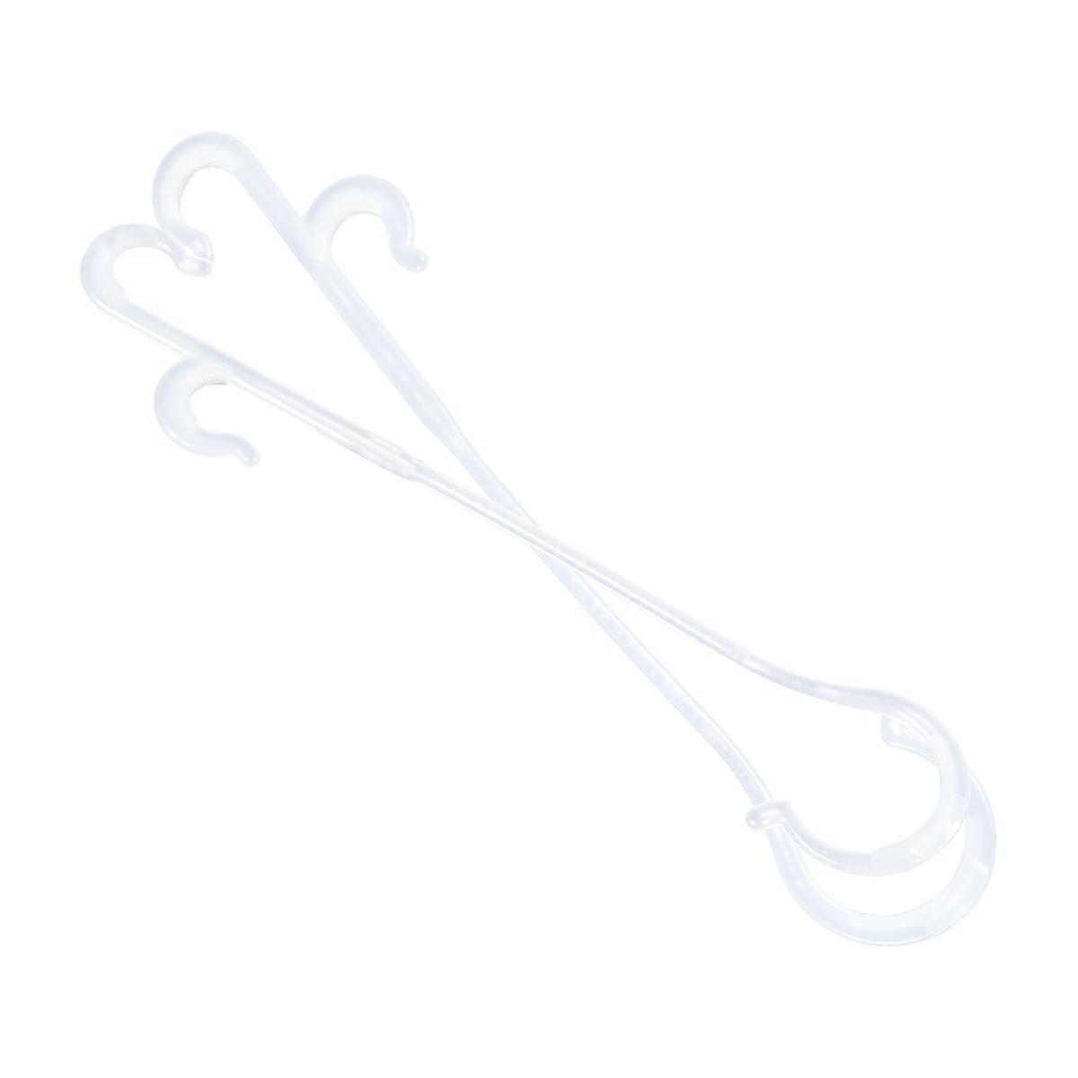 Plant Support Hook Tomato Fruit Ear Hook for Hanging 850Pcs White Nylon Hooks