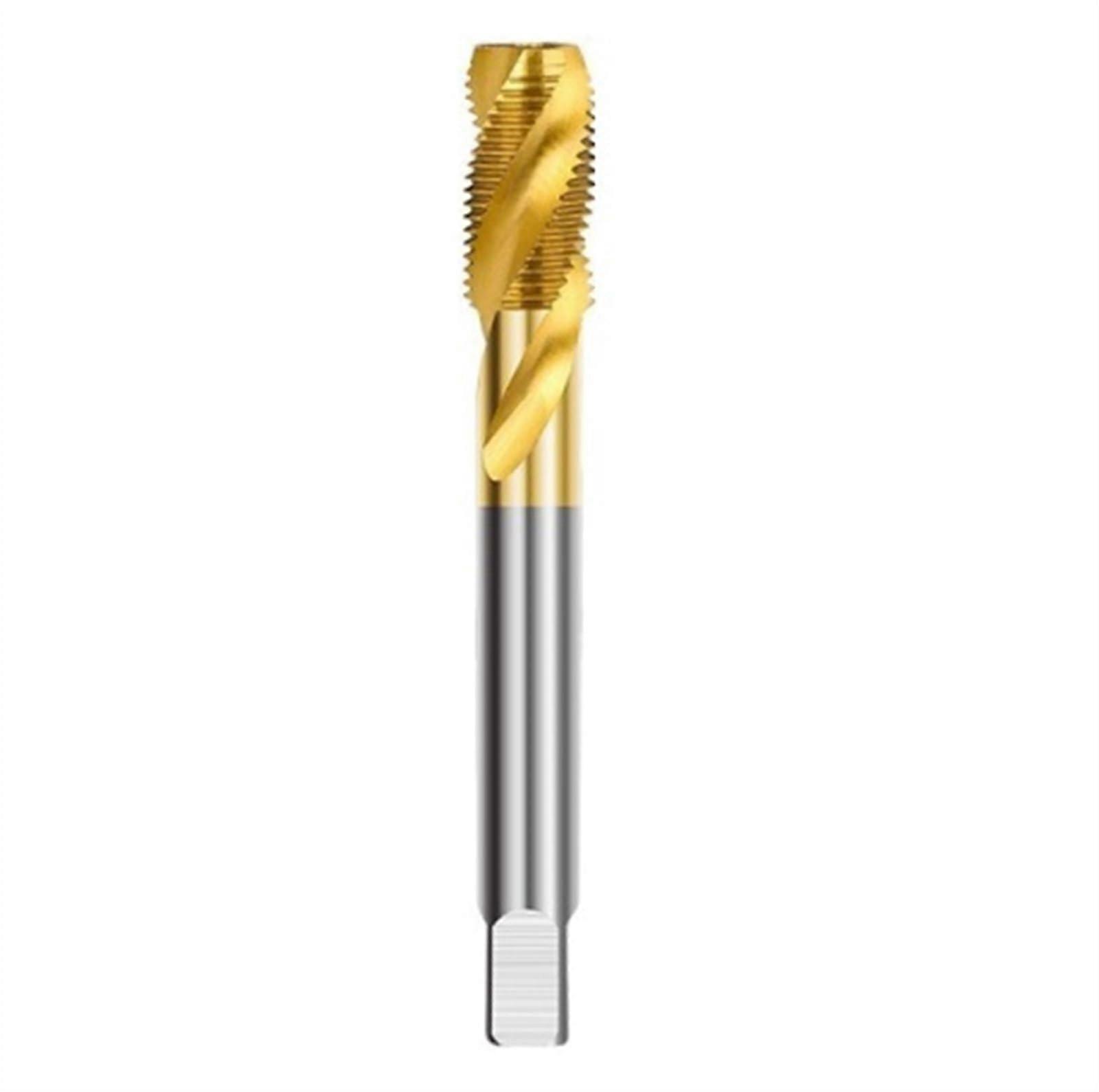 Steel Tap M2M18 Coated Twist Drill, Metric Thread Tap Set, Tap Drill, Hand Tools (Color: A, Size: 1pc M10x1)