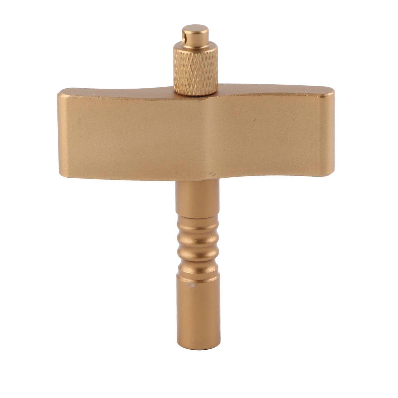 Drum Tuning Key Metal Portable Professional Multifunctional Square Drum Wrench for Gongs Pianos Gold