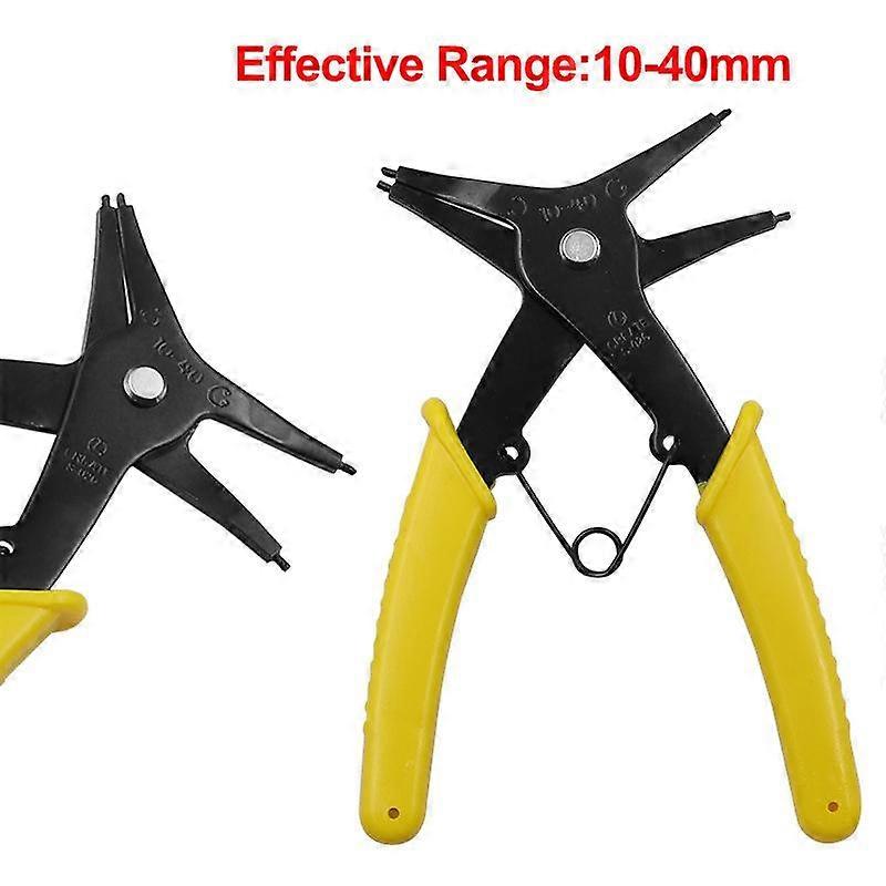 Multifunction 2-In-1 Diy Snap Spring Ring Circlip Removal Install Plier Tool Kit
