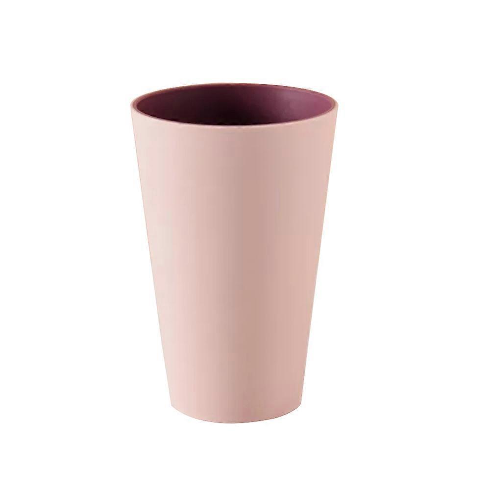 Pink Family Toothbrush Tumbler for Bathroom Made of PP and TPE Material 7.87 Inches