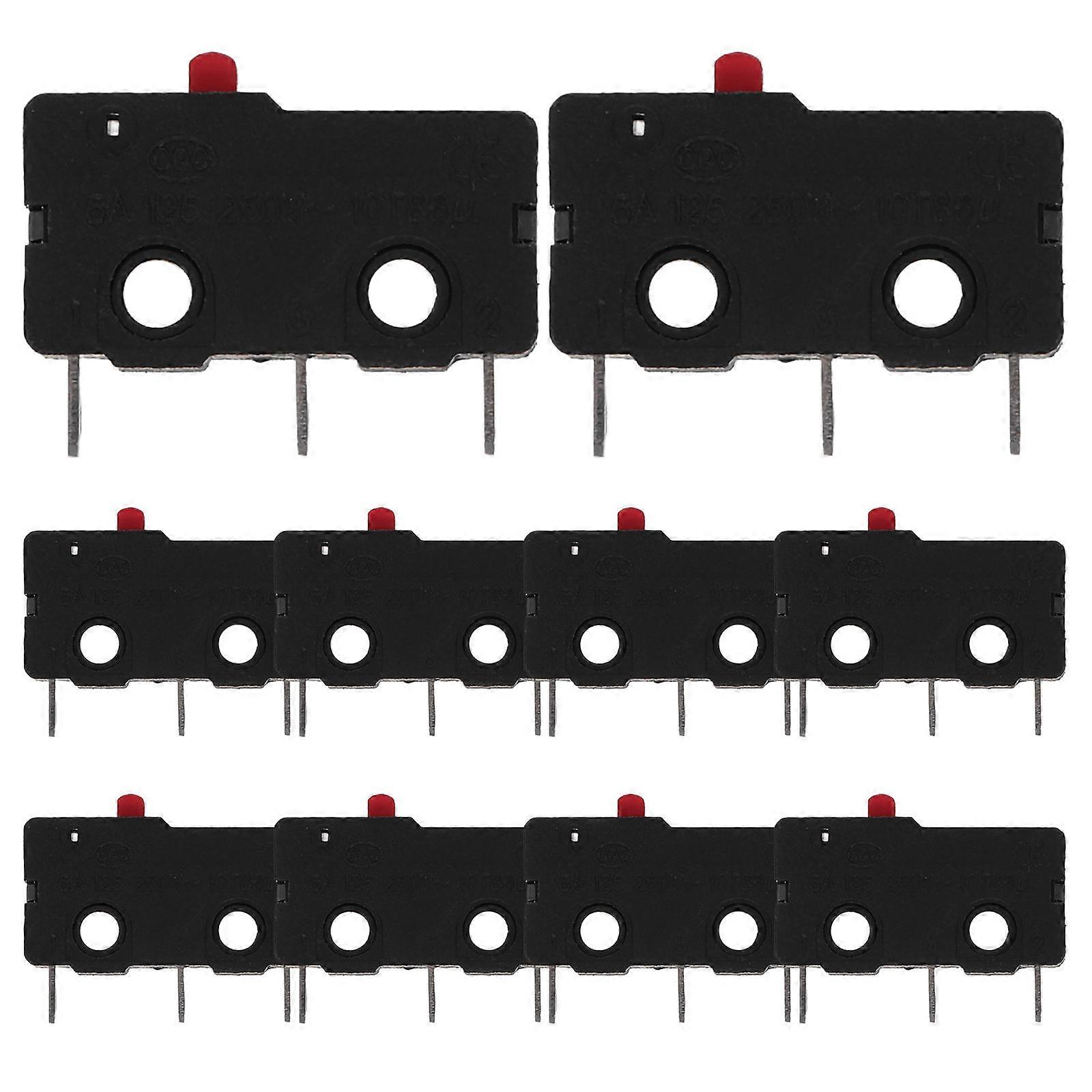 Micro Limit Switch 10Pcs Appliance Switch Replacement For Industrial Use With Robust PPA Material And Automatic Control Features