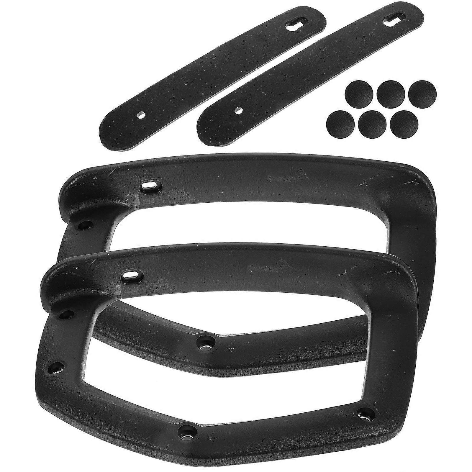 Office Chair Accessory Armrest Pads Computer Chairs Universal Design For Long Hours of Sitting PP Plastic 2Pack