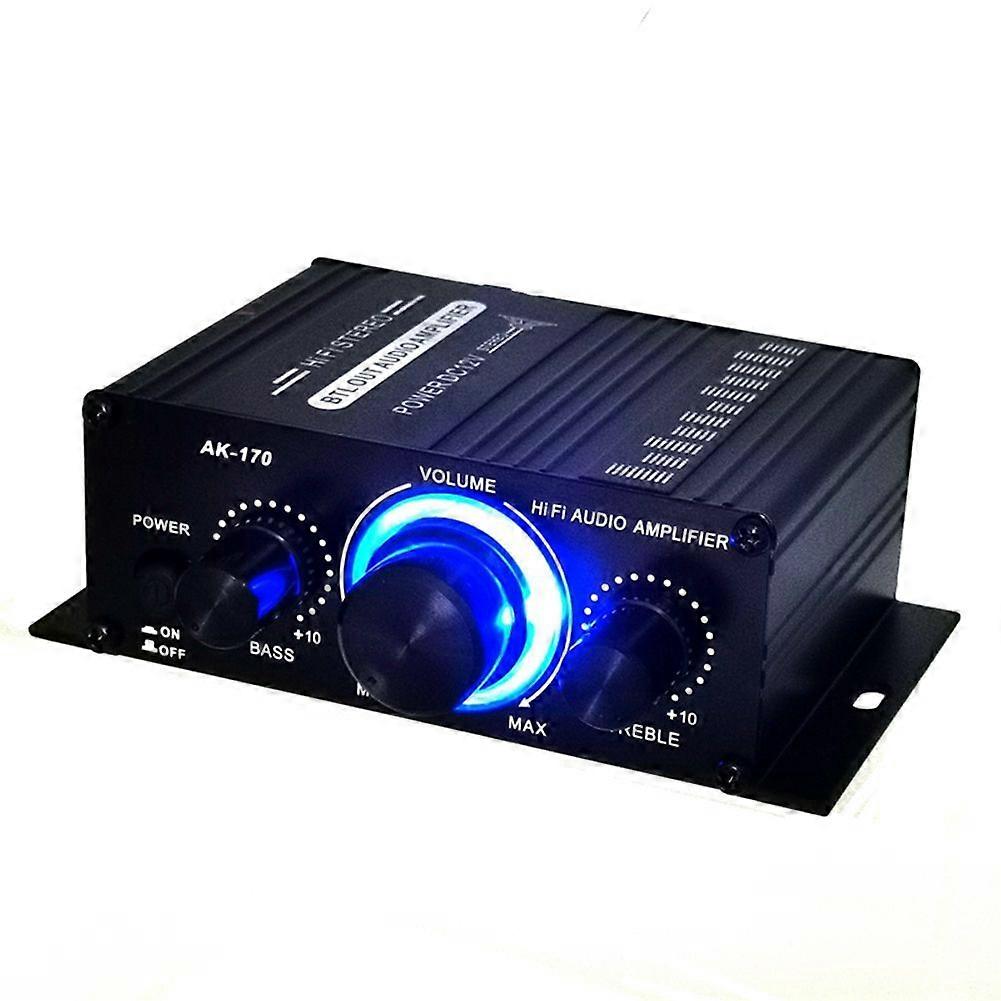 Mini Stereo Amplifier Dc12V Dual Channel Hi-Fi Audio Player