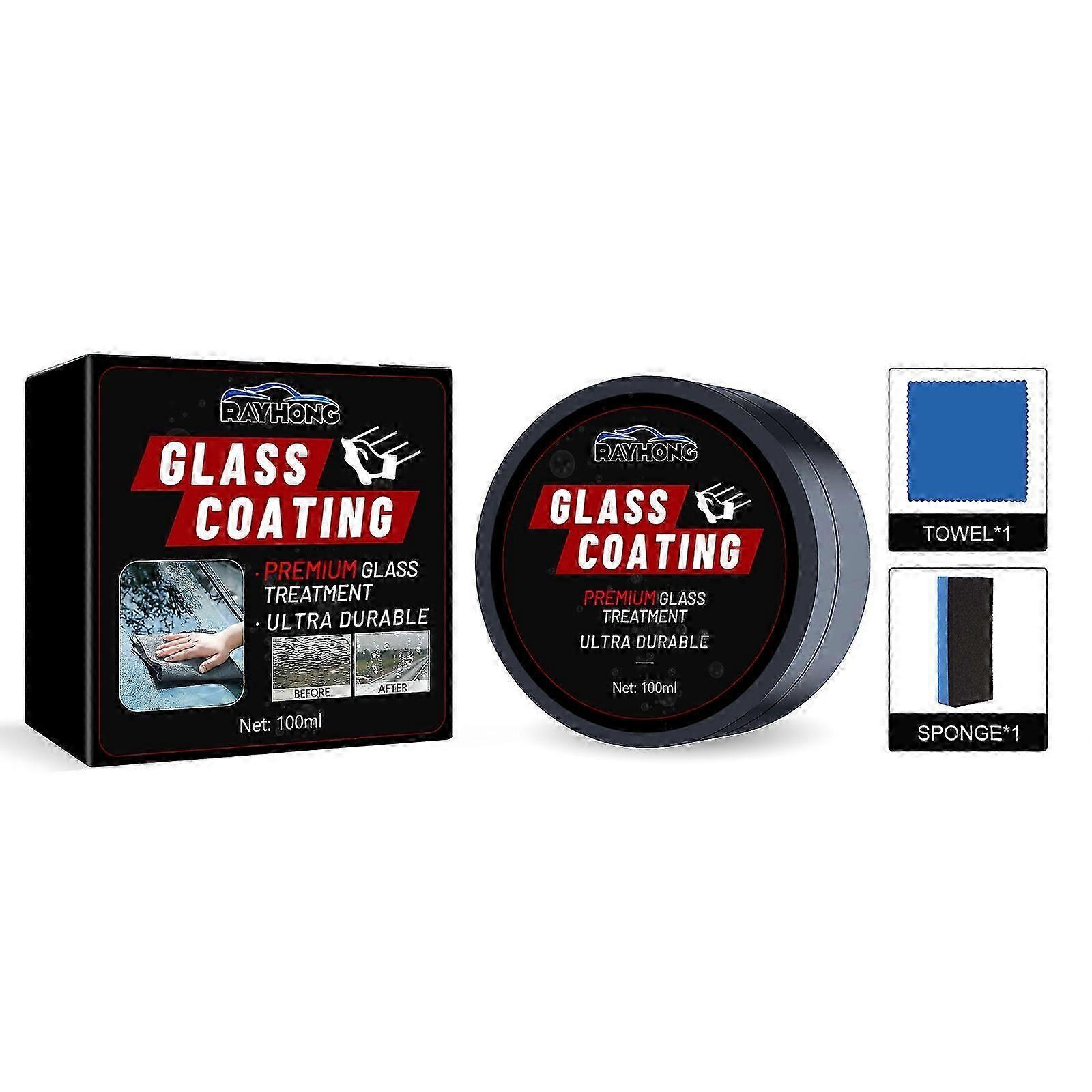 Rayhong windshield cleaning paste clean rainproof windshield coating car waterproof coating maintenance paste