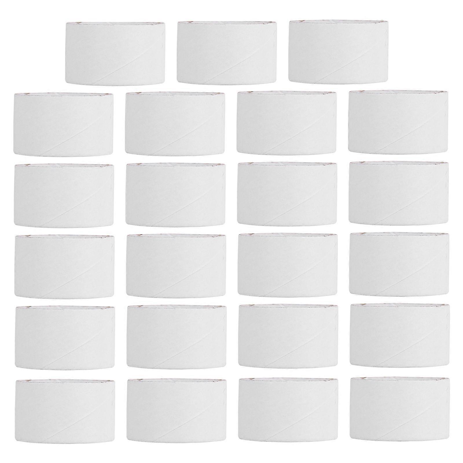 White Paper Tubes for DIY Crafts Round Cardboard Rolls for Creative Projects 25pcs