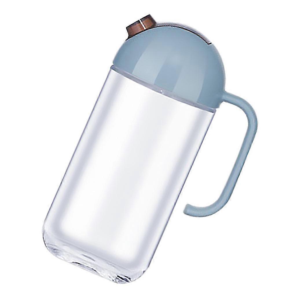 Blue Oil Storage Container for Kitchen Use Made of Glass with Fine Workmanship and Attractive Appearance 1PC