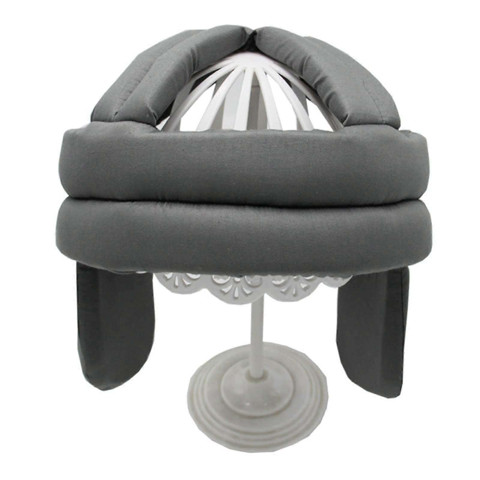 Portable Safety Hats For Elderly Anti Collision Soft Cap Adjustable Head Protection With Ear Protection