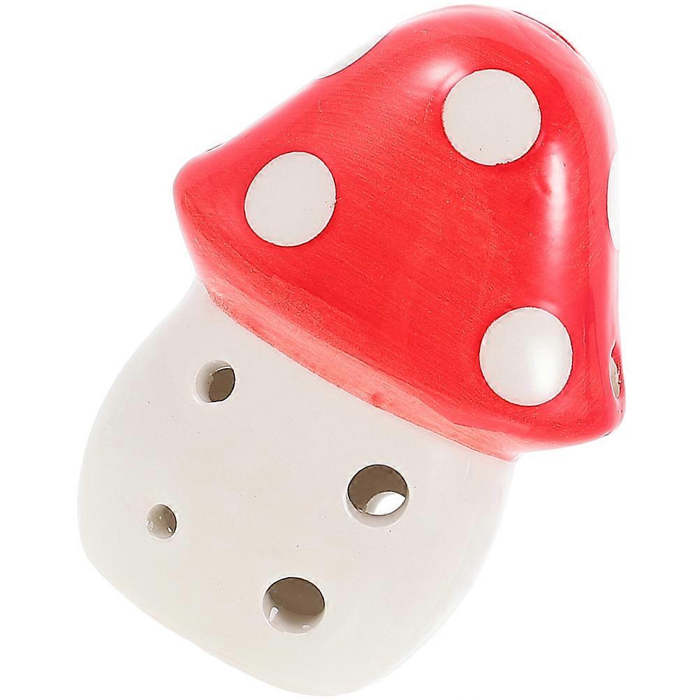 Musical Instruments For Toddlers Mushroom Ocarina Ceramic 7.50X6.00X3.00CM Portable 1Pack
