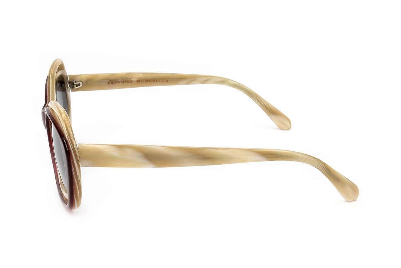 Lunettes De Soleil Veronika Wildgruber LEA W011 002 - Monture écaille Brillante - Protection UV400 - Neuf