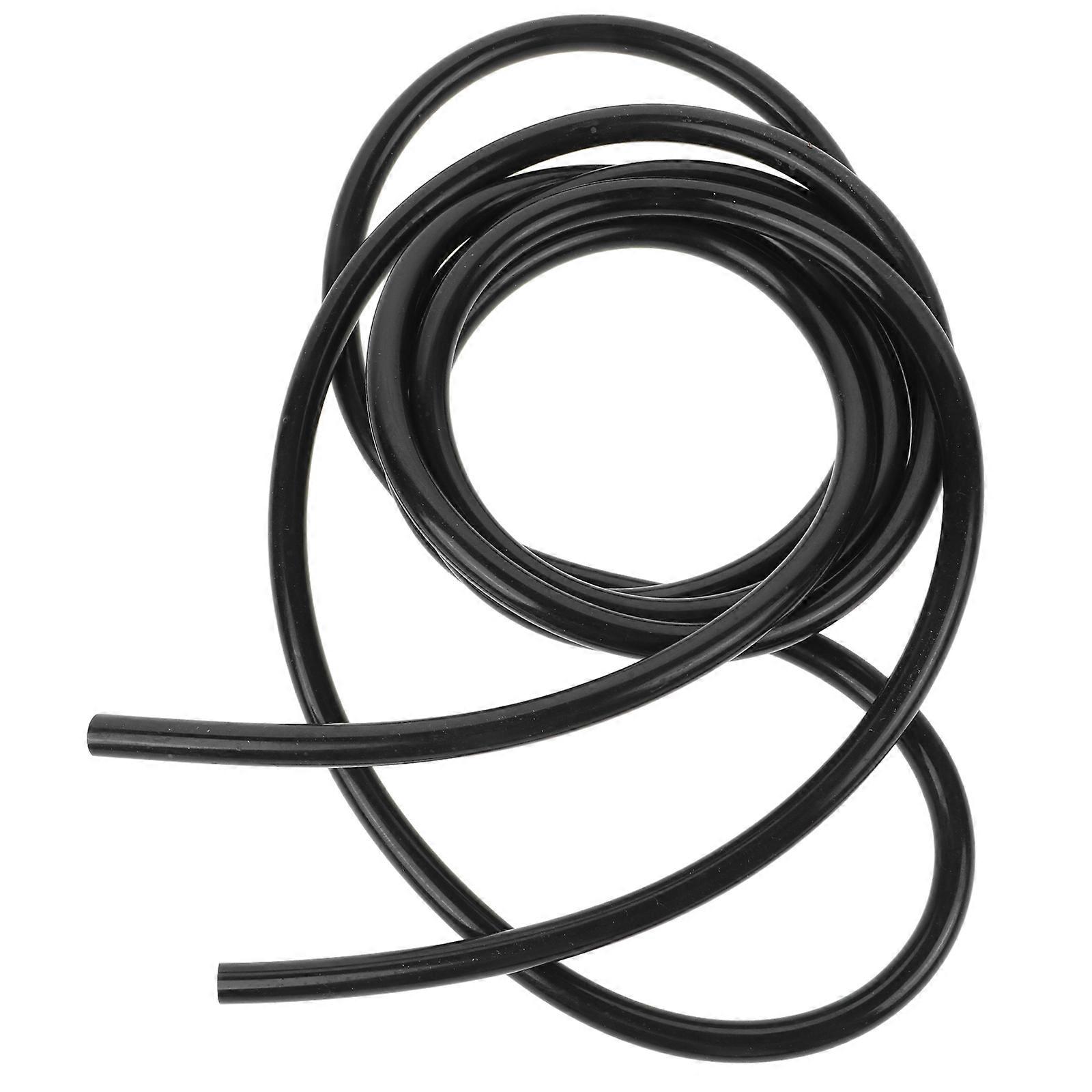 Black Plastic Windshield Washer Hose Kit for Cleaning Compatible with Most Car Models 5.5 Feet