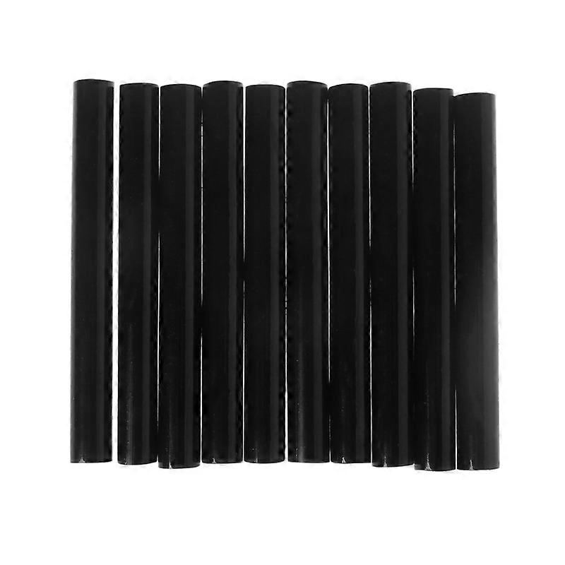 10 件熔胶棒黑色强力粘合剂 11 毫米，用于 DIY 工艺玩具维修工具