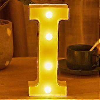 16x21CM DIY Luminous Lights LED Letter Night Light Creative 26 English Alphabet Number Battery Lamp Romantic Party Decoration