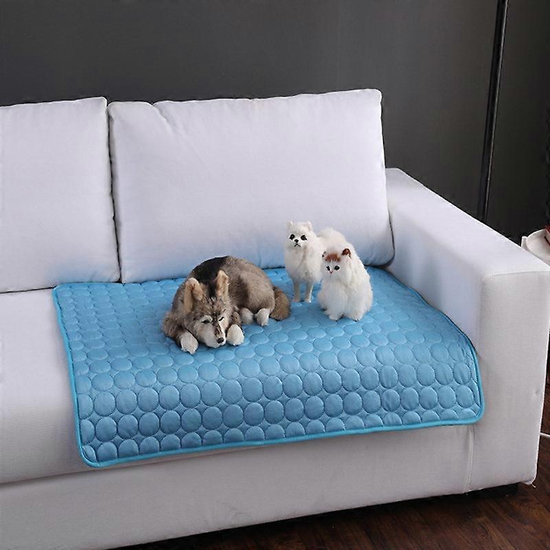 SFB104 Summer Cooling Mats Blanket Ice Pet Dog Cat Bed Mats 70x56cm
