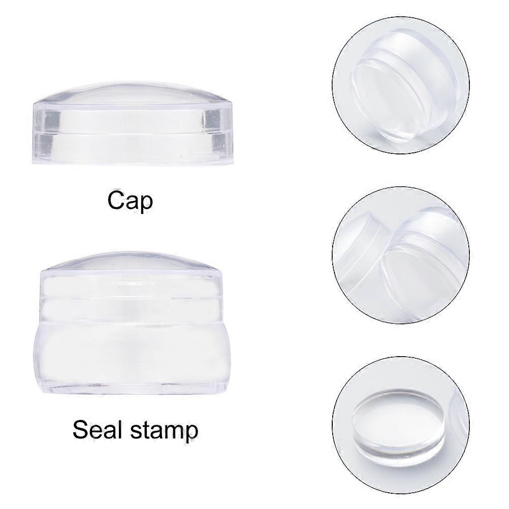 1 Set Nail Beauty Tool Kit with Manicure Tools Practical Nail Art Accessories for Women Including 1pc Seal Stamp and 1pc
