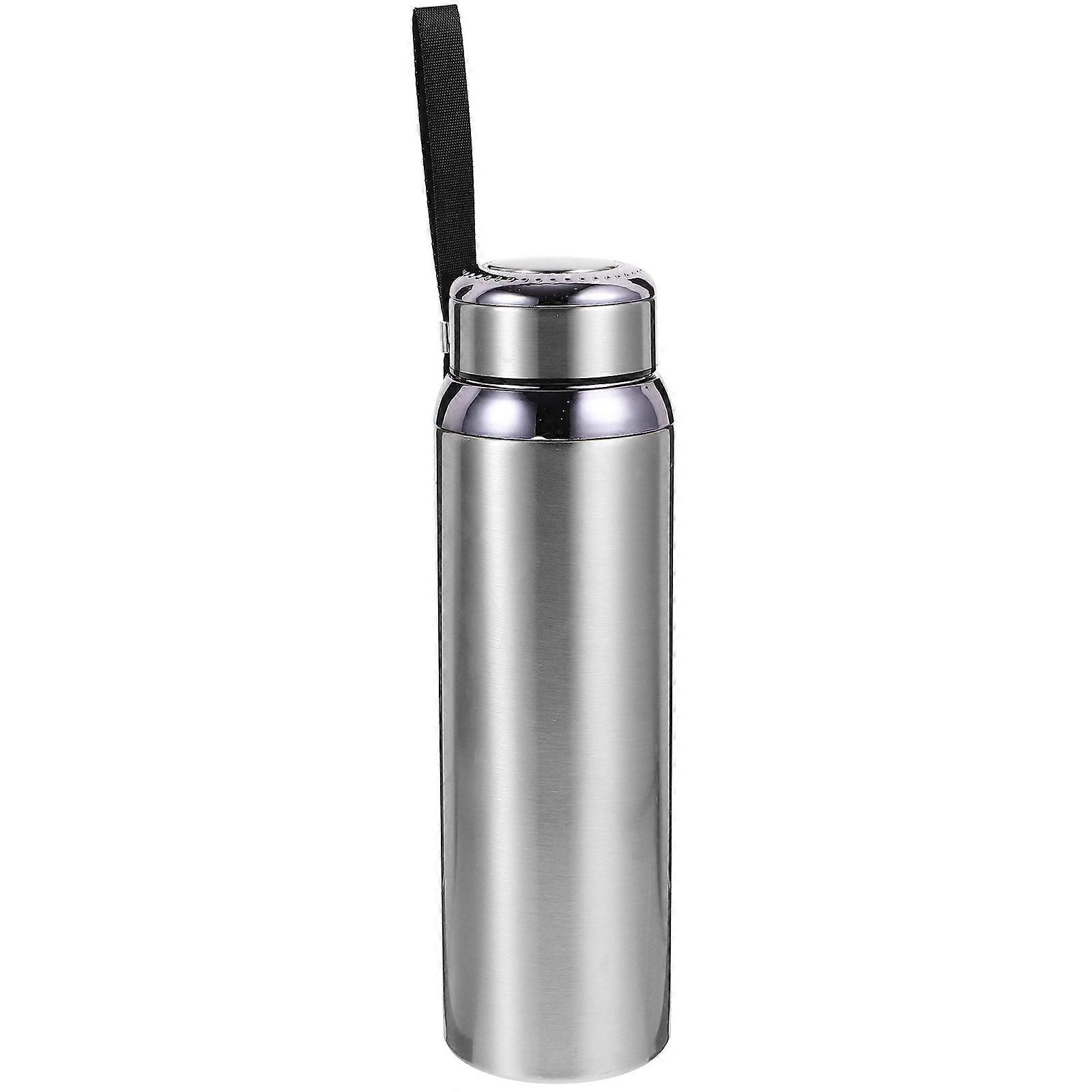 Insulated Vacuum Bottle Perfect For Picnics And Outdoor Adventures 27.5x8x8CM Silver Color 1Set