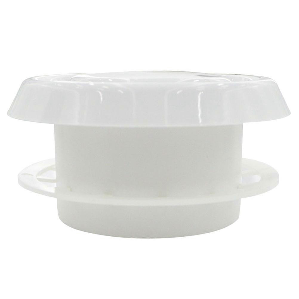 Ceiling Diffuser 4 Inch Adjustable Air Duct Vent Cover For Ventilation Fans Airflow Adjustment White Color 1Set