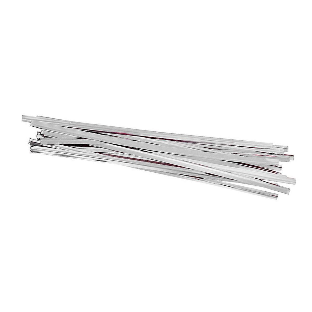 Attaches d’emballage en argent et en métal pour les cadeaux de fête Protège de la poussière Insectes Humidité 10cm