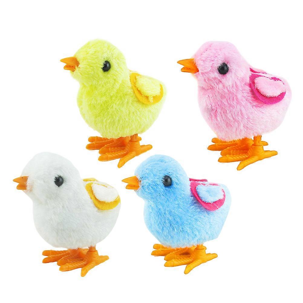 4Pcs Wind Up Chicken Toys For Kids Decorative Items To Enhance Imagination And Coordination Skills