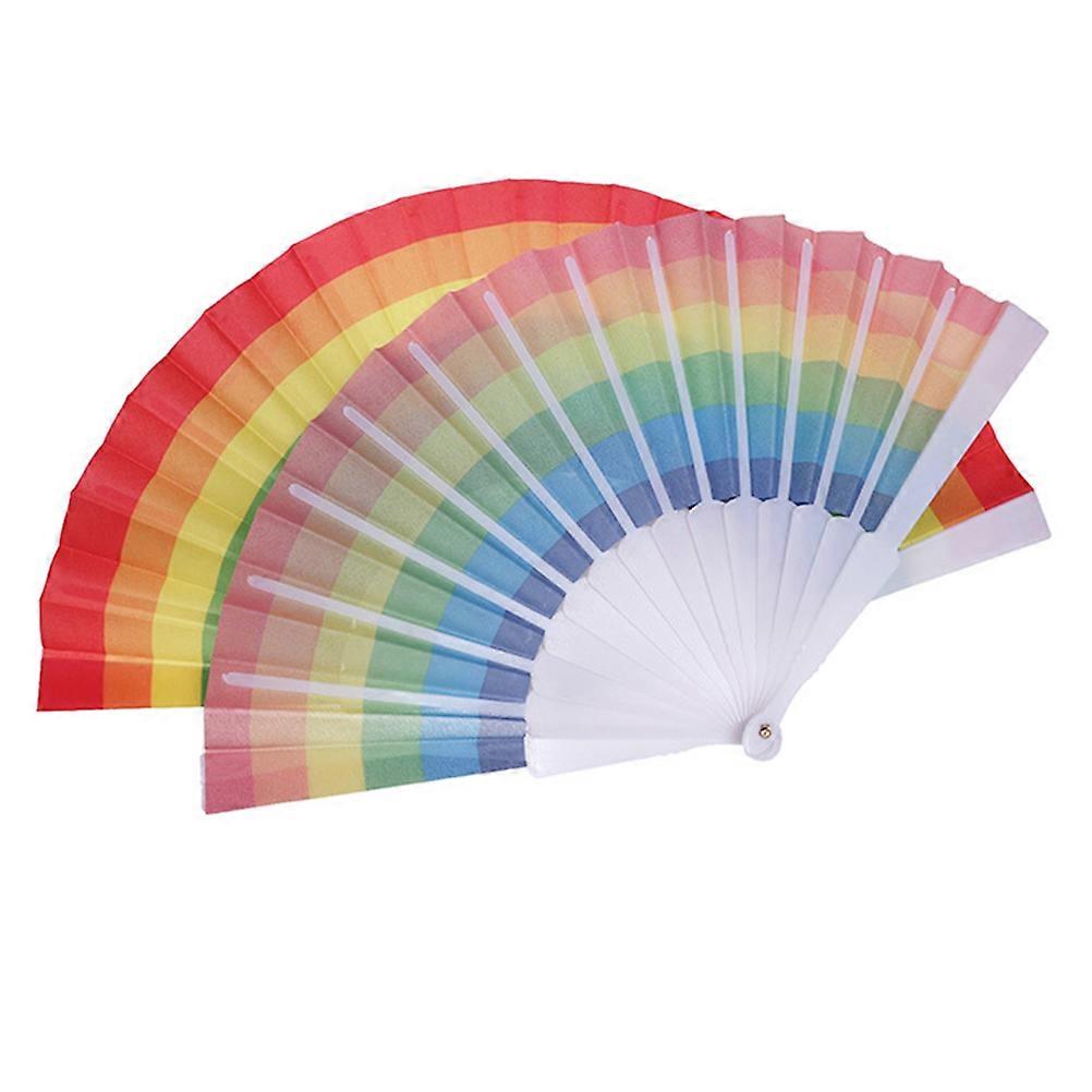 Handheld Folding Fan 3Pcs Decorative Cooling Fan Crafted For Summer Decor Effective For Dance Props Use