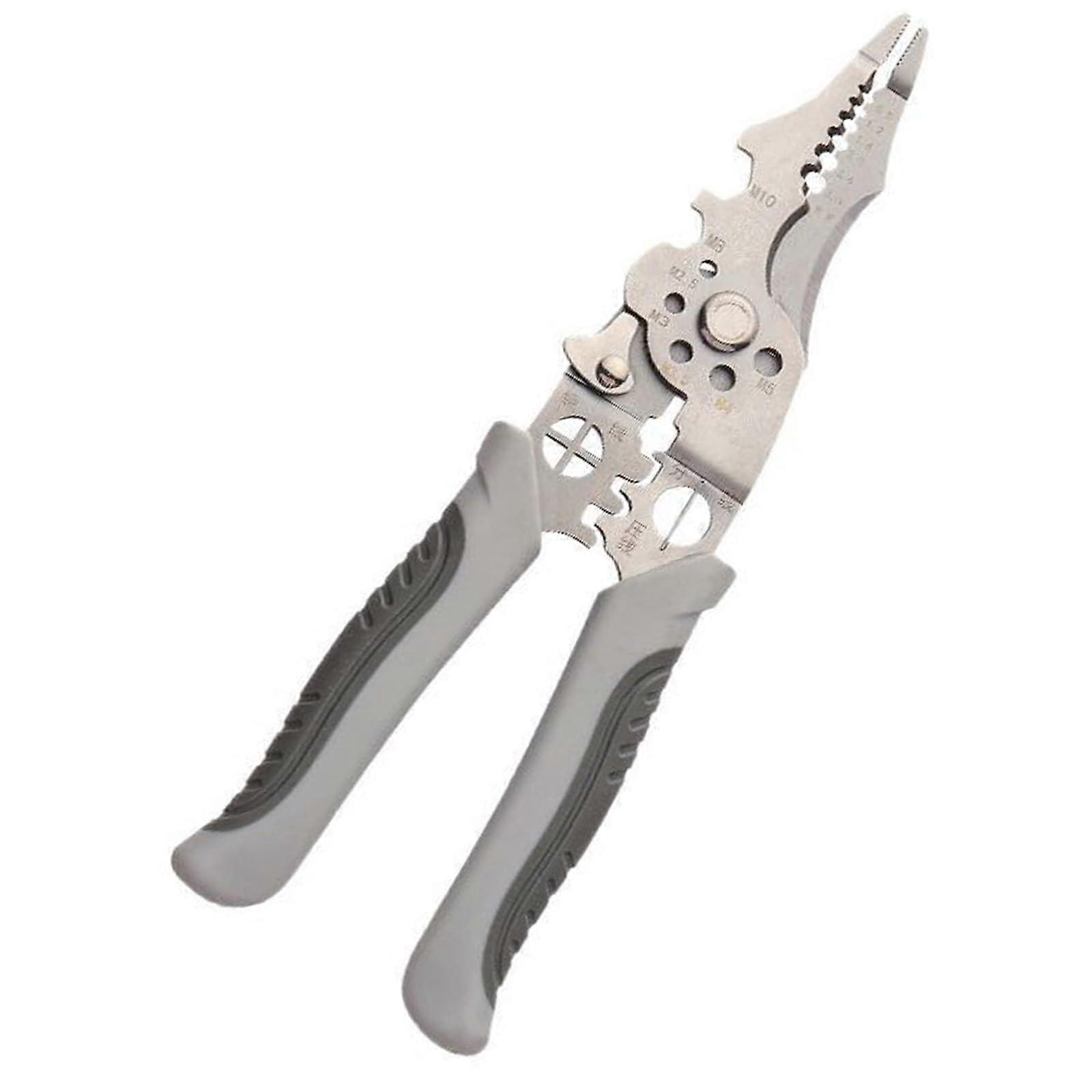 Multifunctional Wire Stripping Tool, Crimping Pliers, Cable Cutter, Professional Electric Wire Stripper, Durable Construction