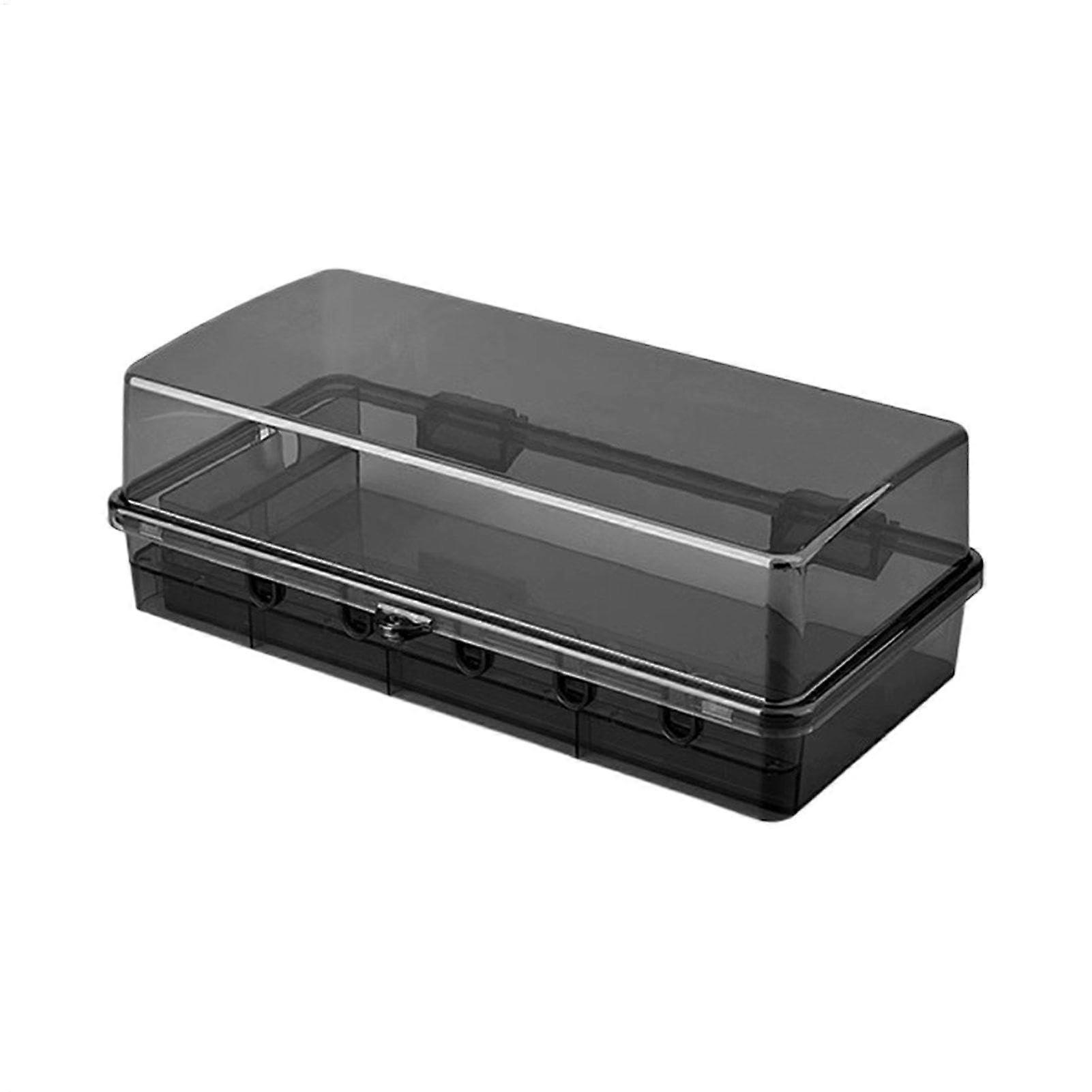 Cord connection protector box, extension cable weather protection, storage box with padlock, waterproof, versatile use, 23.5 x 13.6 cm, for electrical