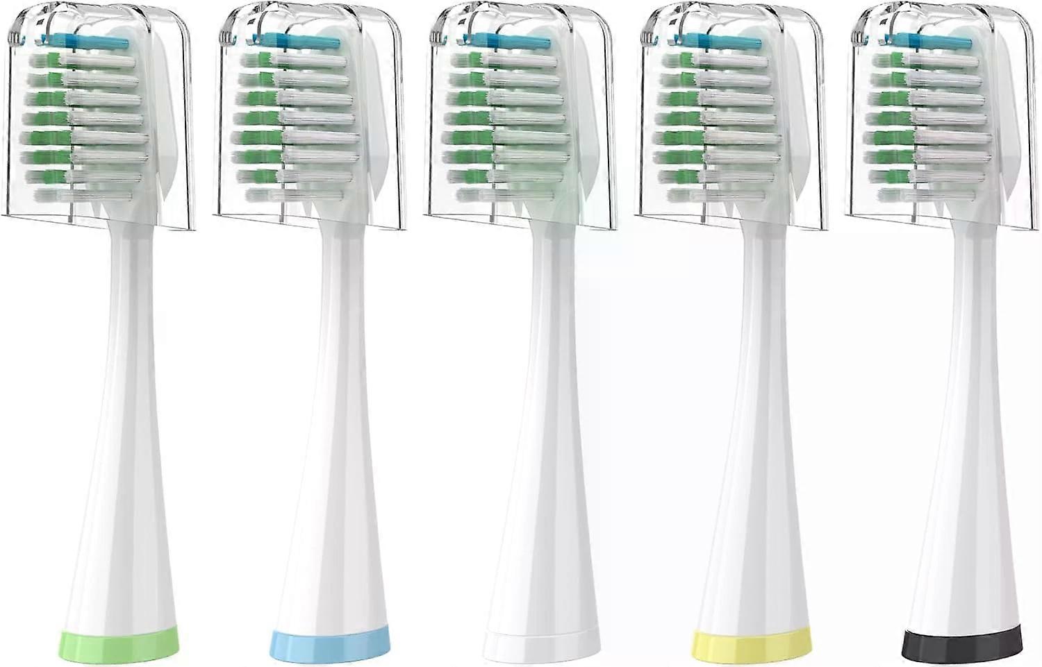 Replacement Brush Heads, 5pcs Soft Bristles for Sonic Electric Toothbrush