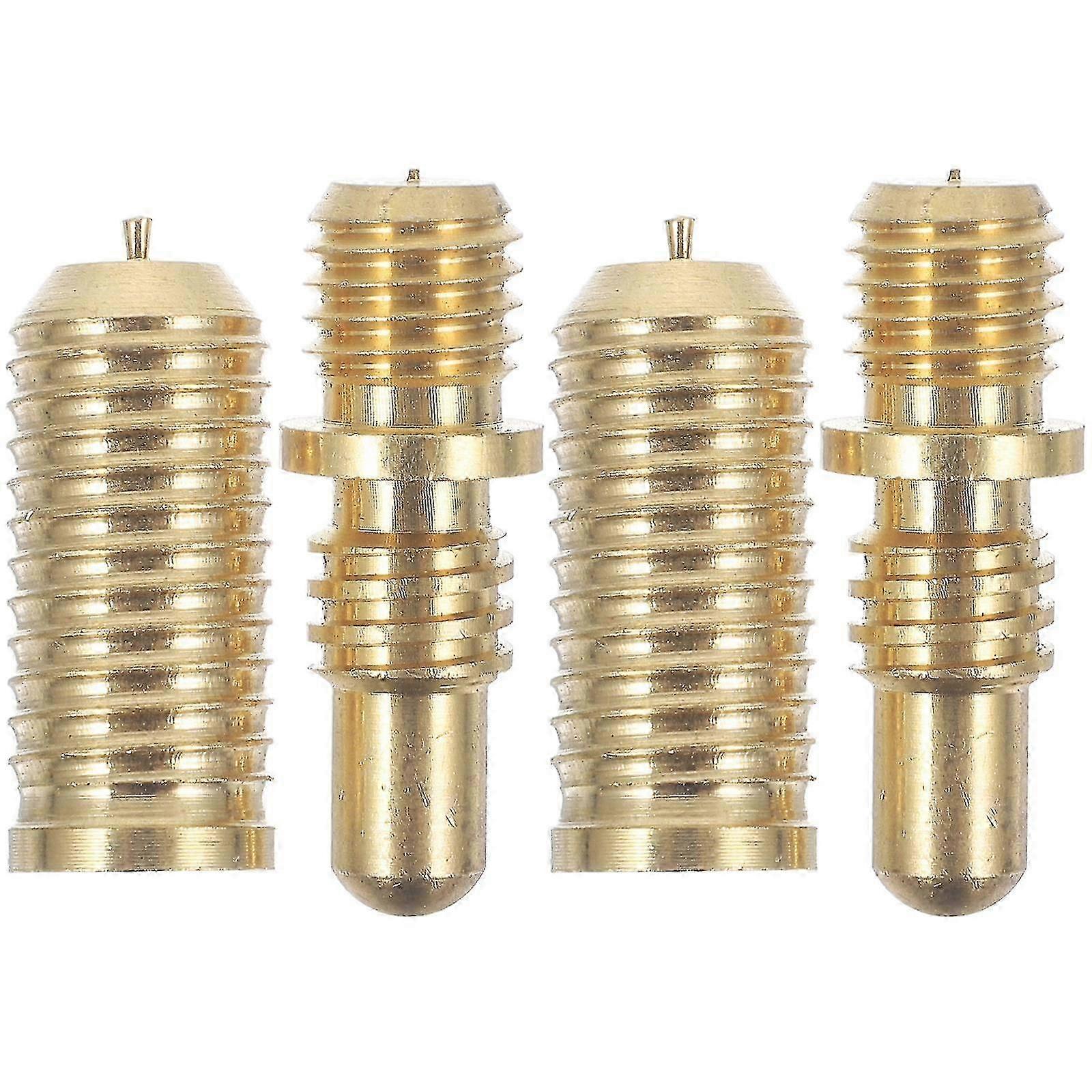 2 Sets Pool Cue Joint Pin Screws Billiard Cue Tip Inserting Screws Billiard Cue Hardware Supplies