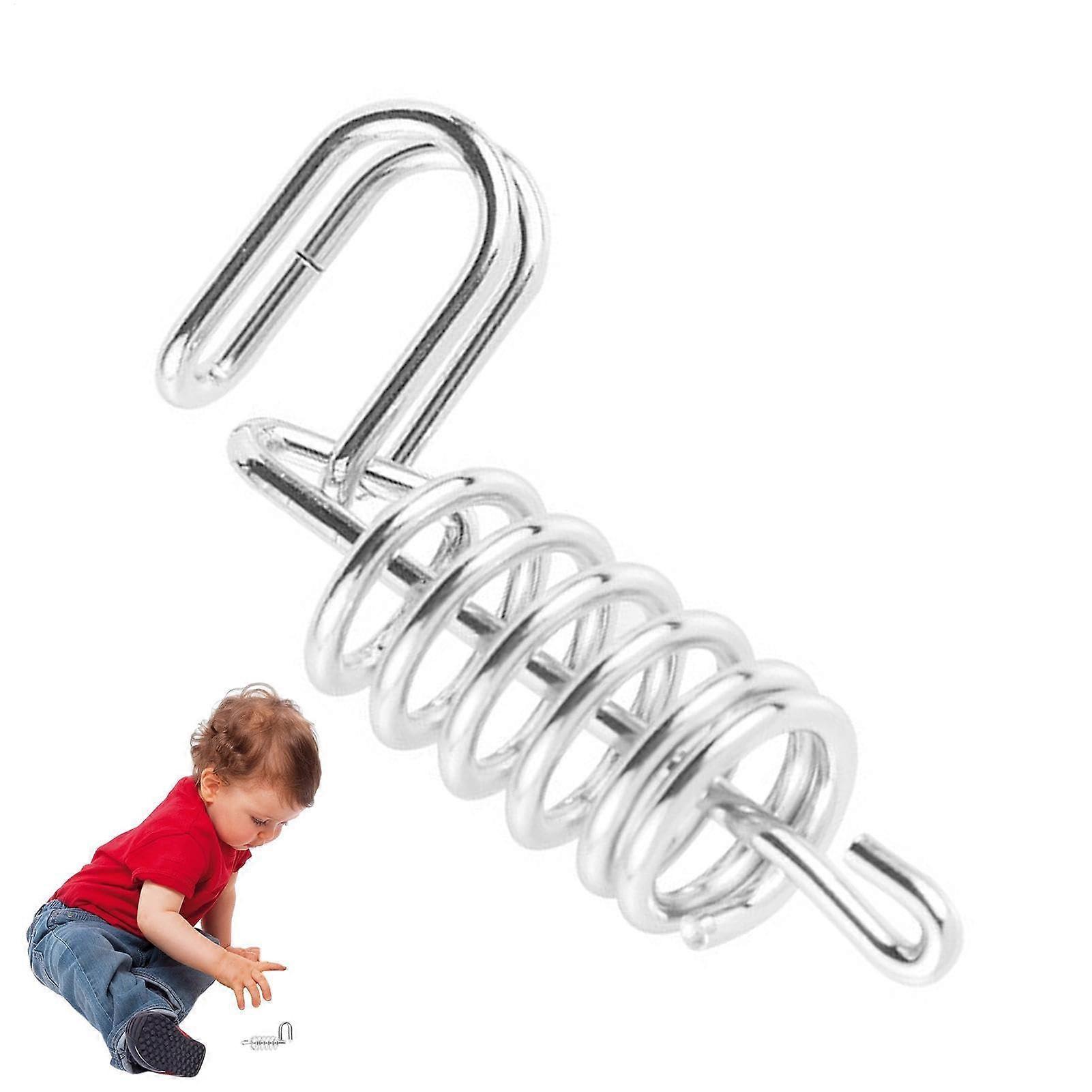 Wire Puzzle Set - 8-Piece Interlocking Chinese Ring Puzzle, QI Test Toy for Mind Challenges, Educational Party Favor