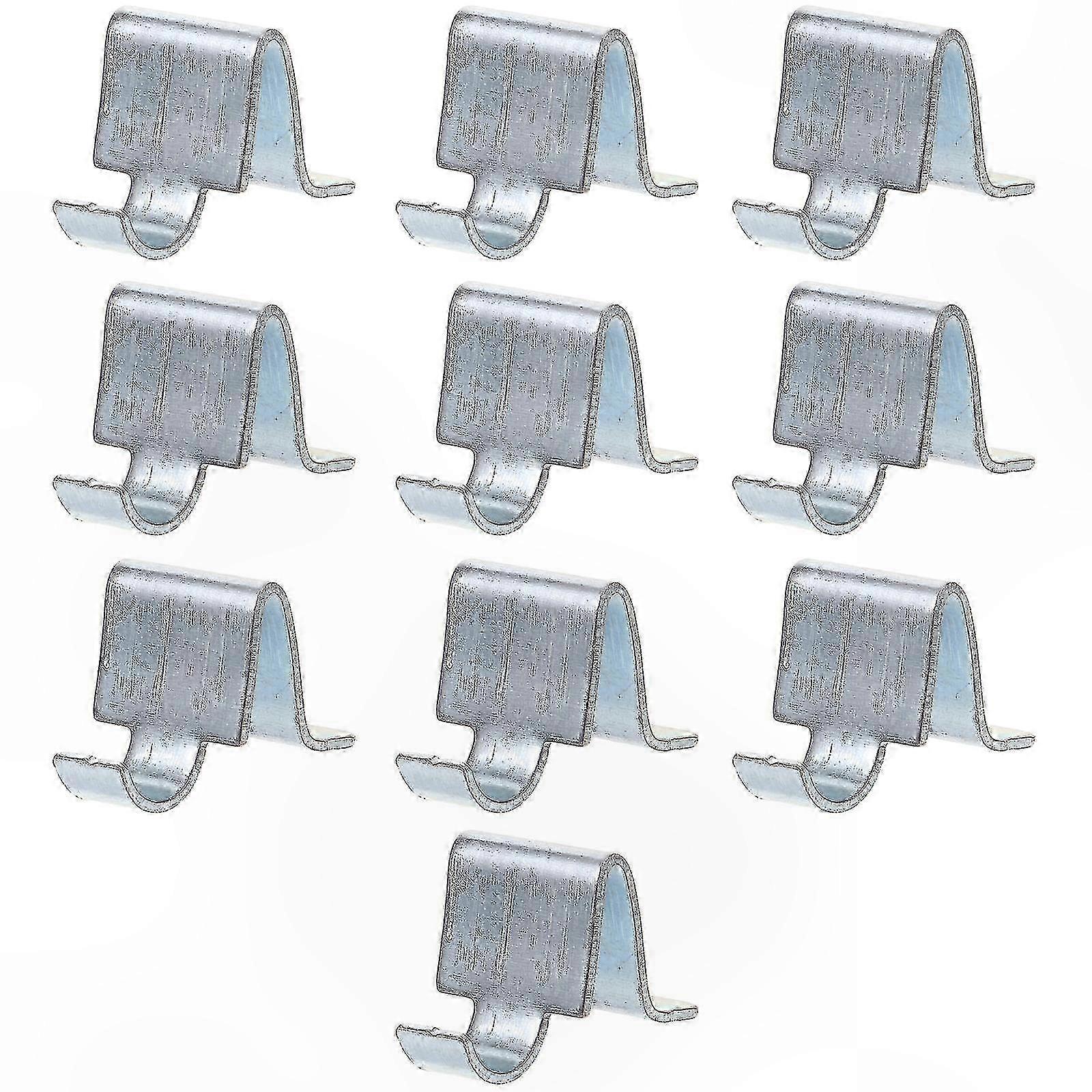 10 Pack Heavy Duty Metal Shelf Clips for Cabinet and File Storage Supports