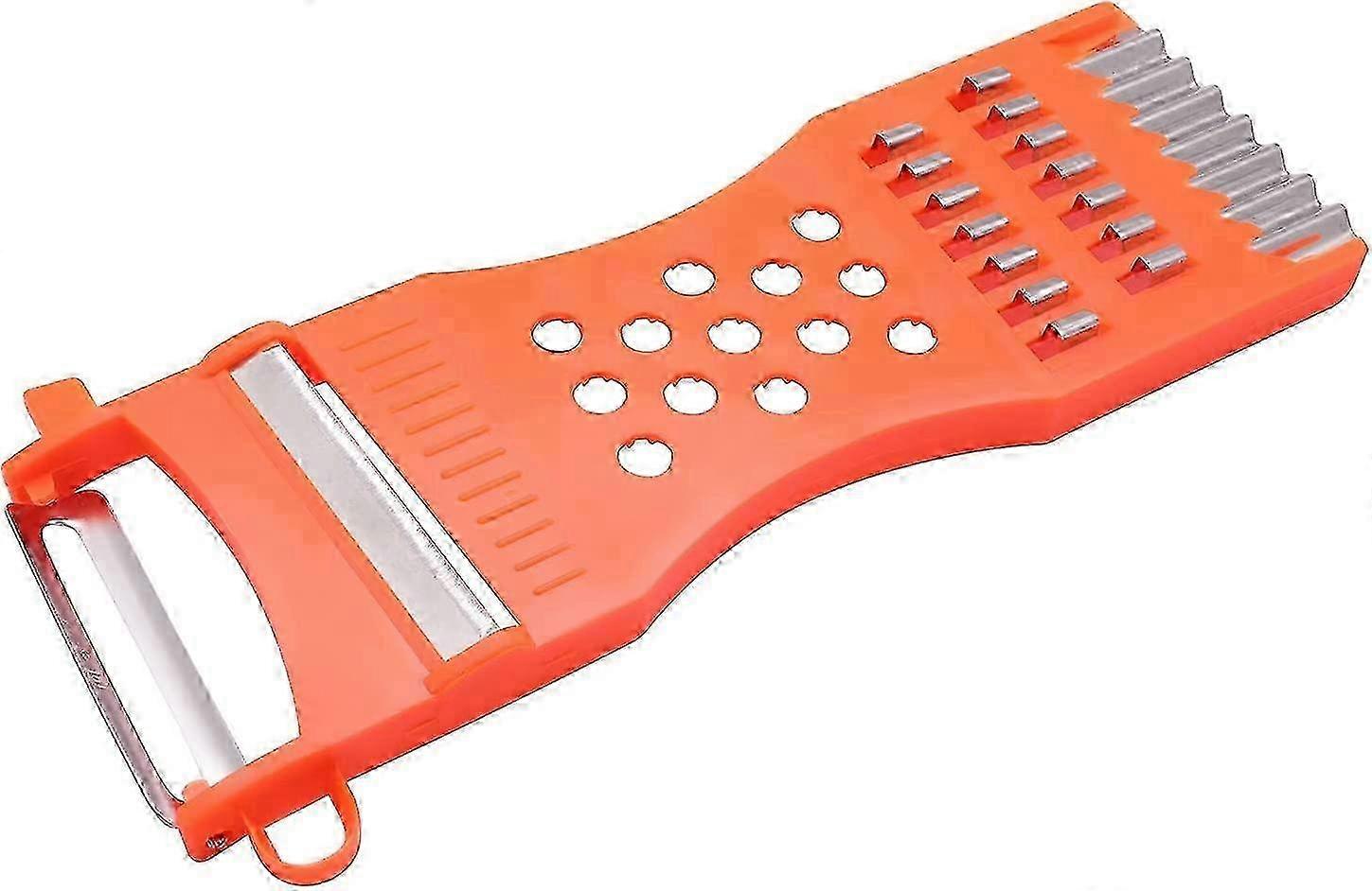 Multi-Function Plastic Grater for Vegetables, Fruits, Cheese & More - Kitchen Gadget Tool Edition 0812