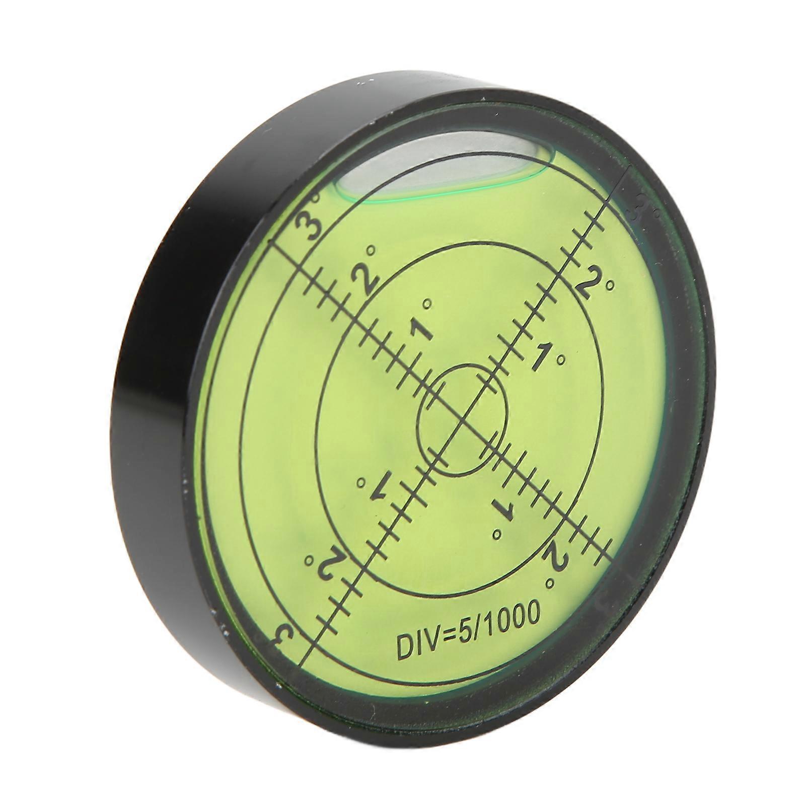 JS6012 60x12mm Metal Circular Bubble Level High Precision Durable