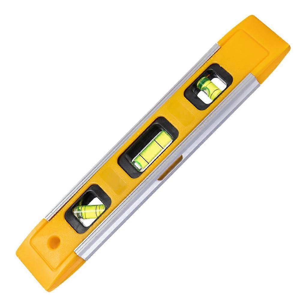 Torpedo PTM 5 Small Spirit Level 23 cm with Magnetic Strip for 45° 90° 180° Measurements and Durable Construction