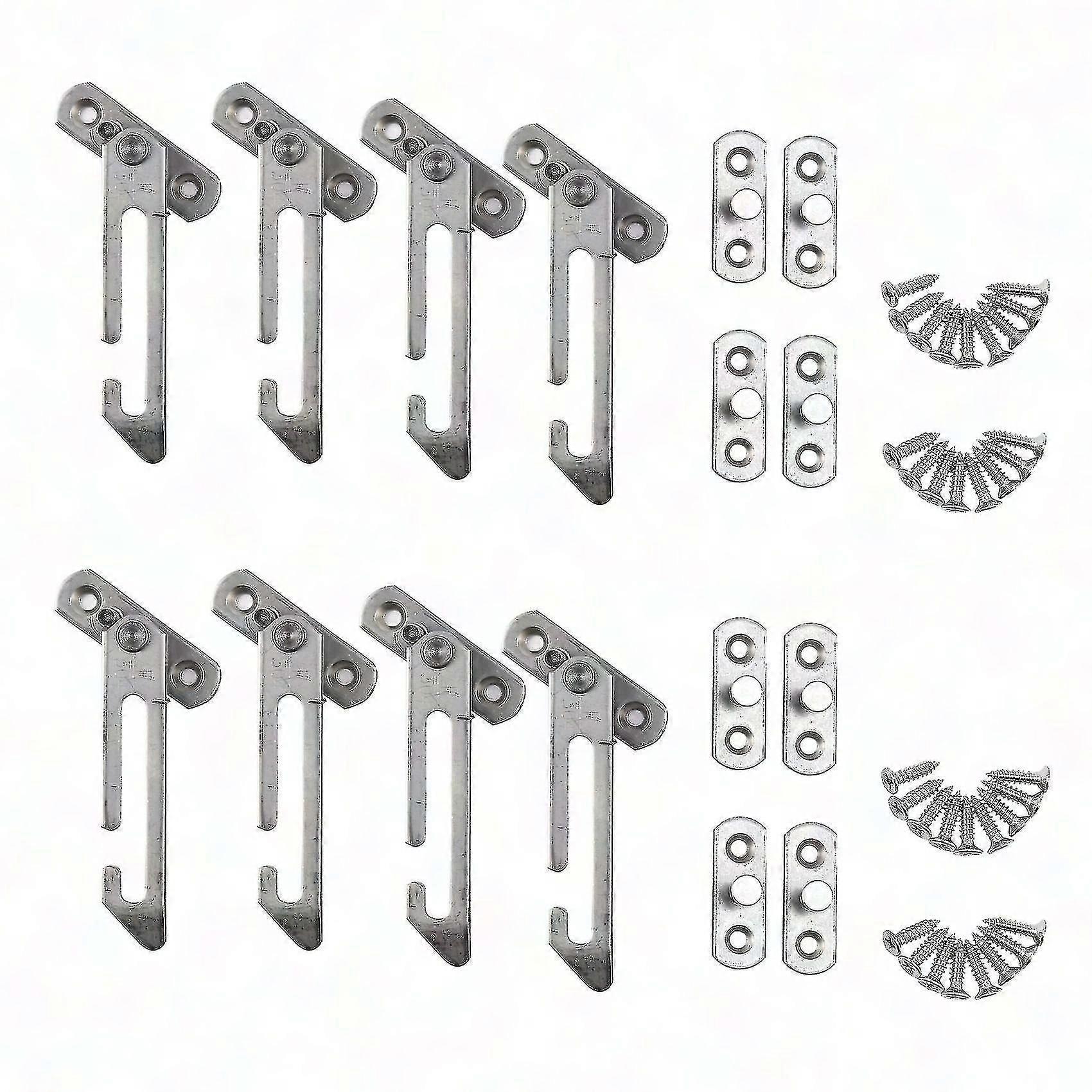8 Pack Window Restrictor Locks - Stainless Steel Child Safety Locks for Windows