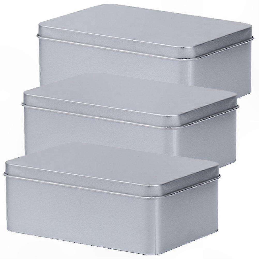 Waterproof Metal Storage Containers for Biscuits, 3-Pack, Moisture-Proof