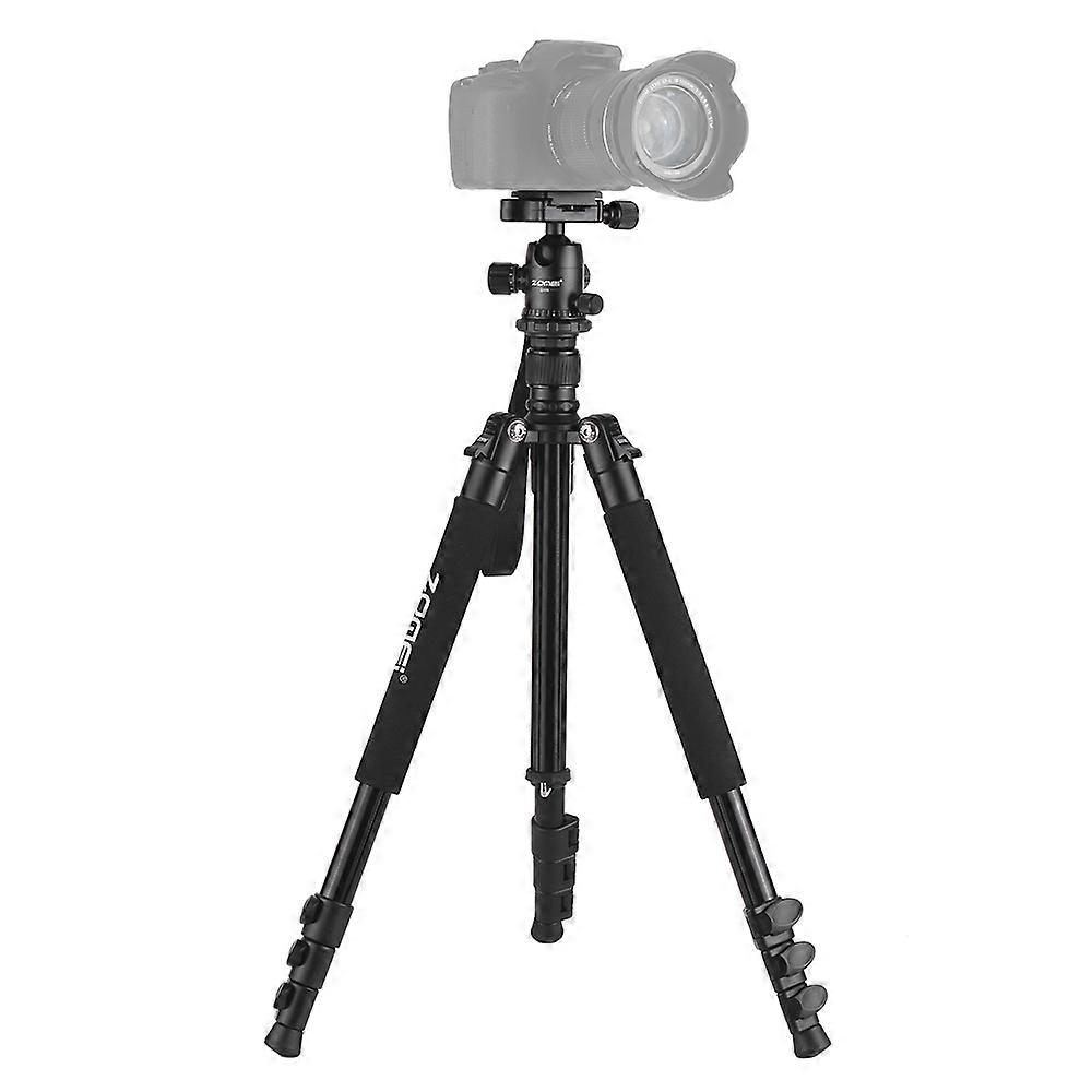 ZOMEI Q555 63inch Lightweight Aluminum Alloy Travel Portable Camera Tripod with Ball Head/ Quick Release Plate/ Carry Bag for Canon Nikon Sony DSLR