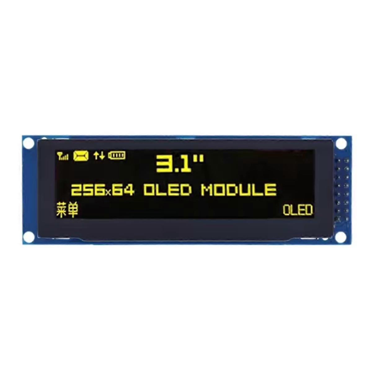 OLED Display 3.12inch 256x64 25664 Dots Graphic LCD Module Display Screen LCM Screen SSD1322 Control