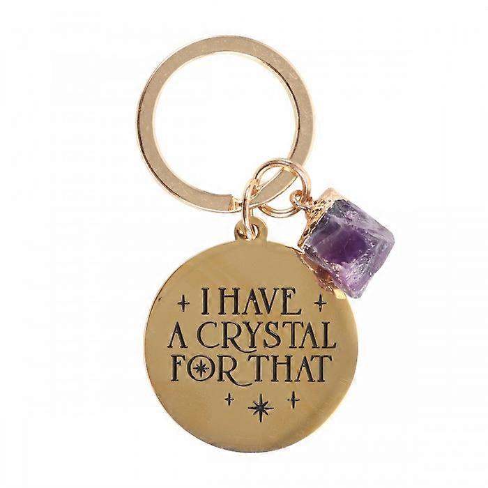Something Different I Have A Crystal For That Amethyst Keyring