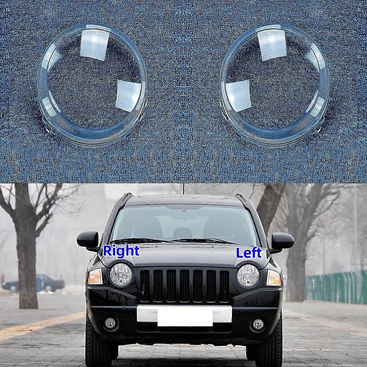 Fantastic For Jeep Compass 2007 2008 2009 2010 Headlamp Cover Headlight Transparent Lens Lamp Shell Plexiglass Replace Original Lampshade