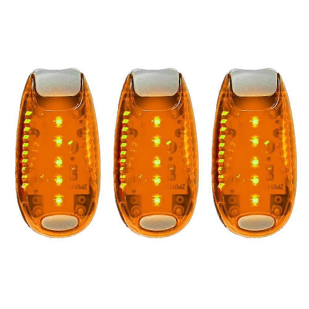 ABS Material Clip-On LED Light for Night Running and Cycling, Portable & Rechargeable