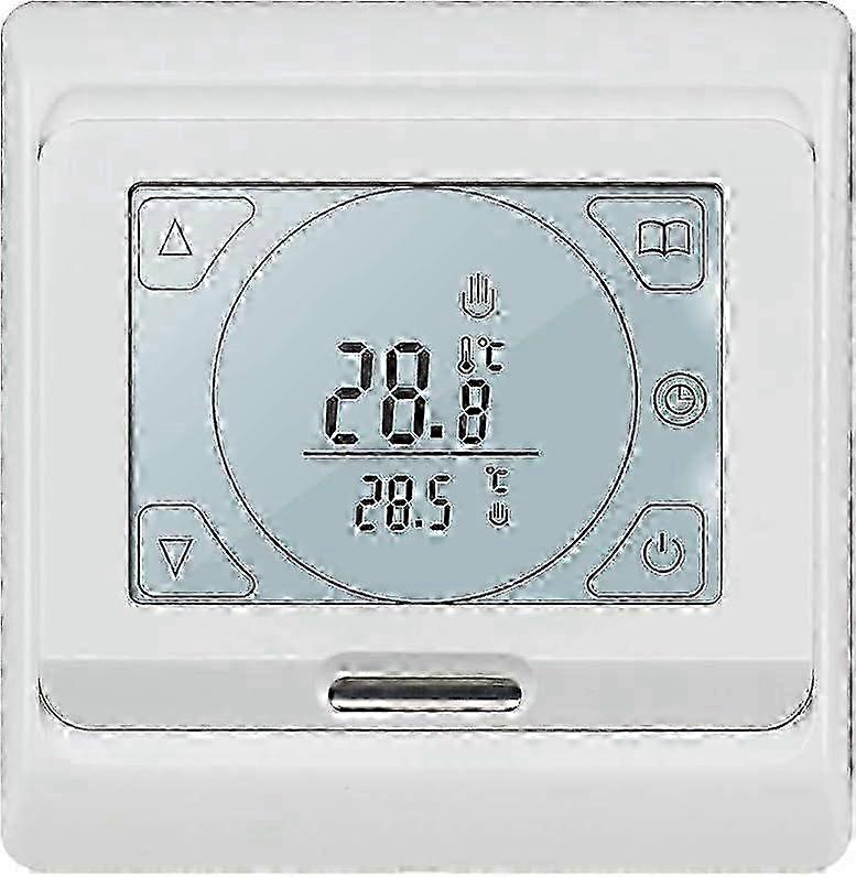 Programmable 16A Electric Underfloor Heating Thermostat with Digital Room Sensor for Home Use