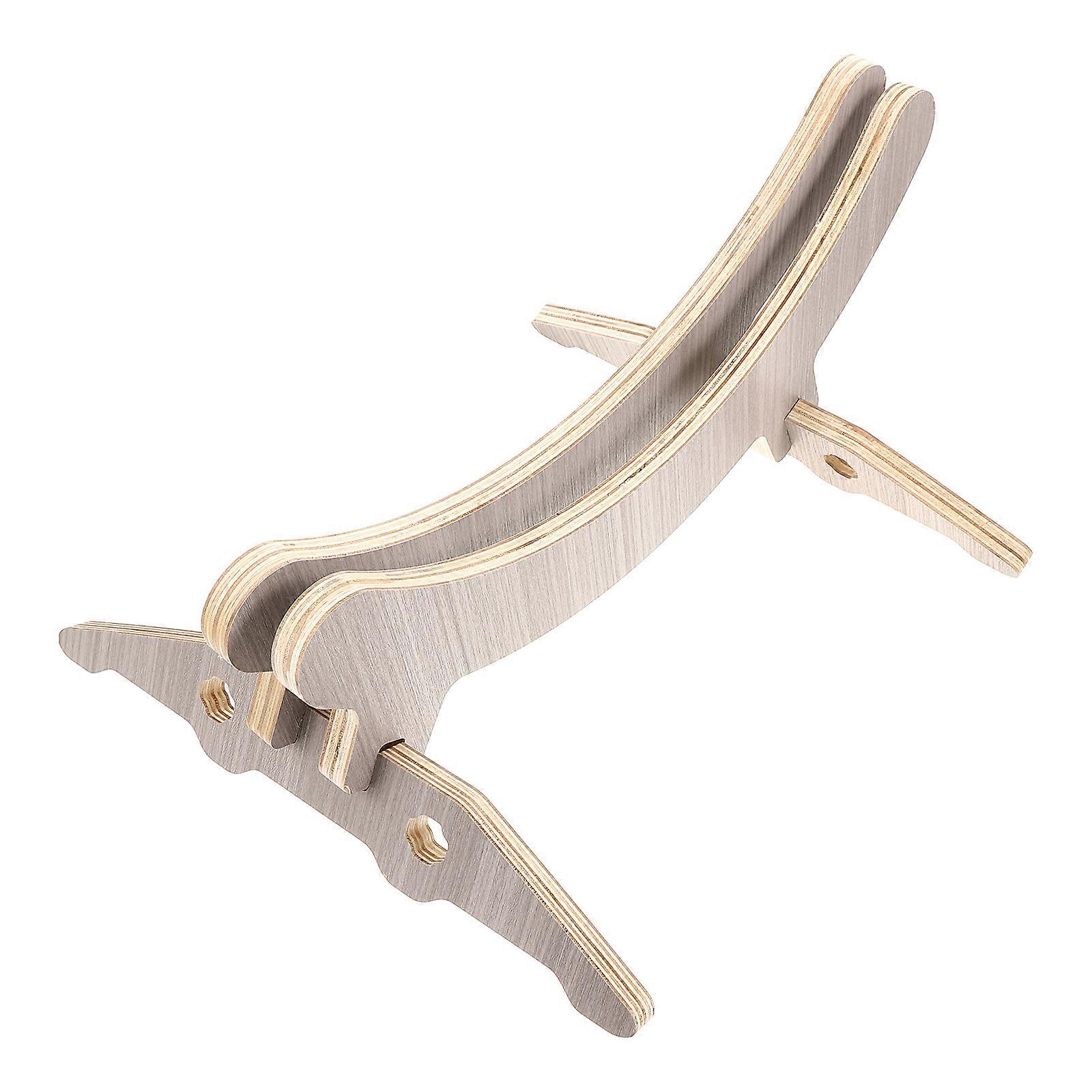 Wooden Bike Stand for Indoor Cycling with Stable Design and Easy Installation Grey Color for Daily Use Fits Most Bikes
