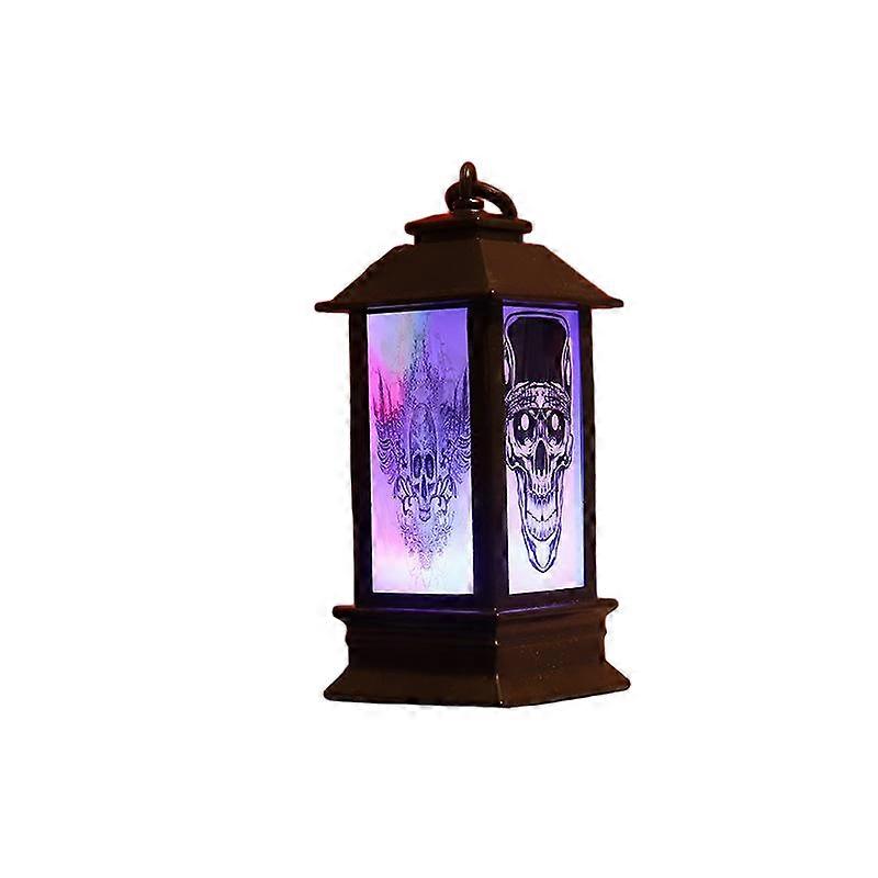 Halloween wind lanterns, made of durable plastic, suitable for multi-scene decoration