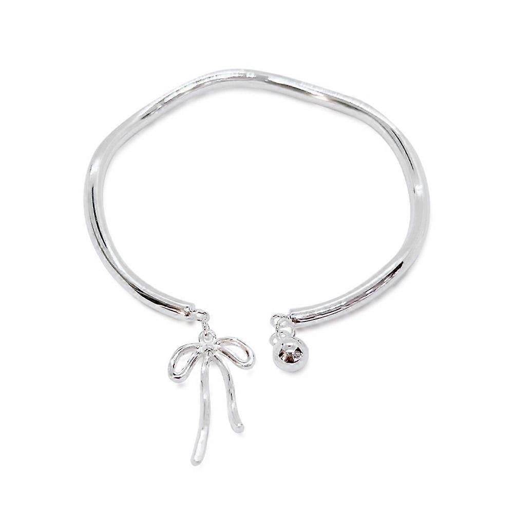 Bracelet Bow Knot Bell Adjustable Bracelet Bow Charm Chain Gift