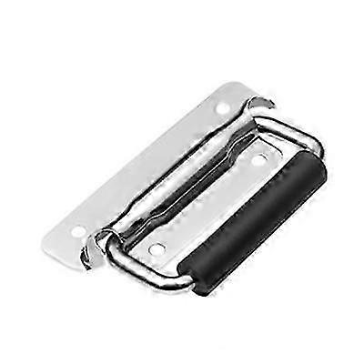 Spring Loaded Surface Mount Handle with Rubber Grip, Zinc