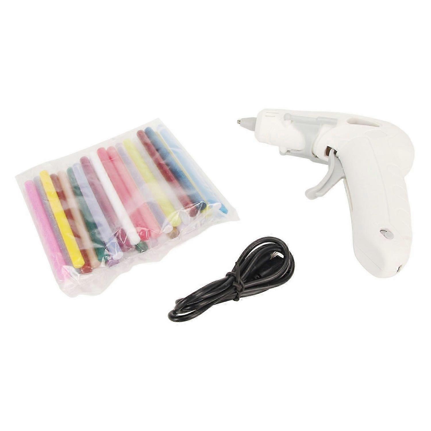 2025 Latest Model 10W Hot Melt Glue Machine with 30 Glue Sticks Foldable