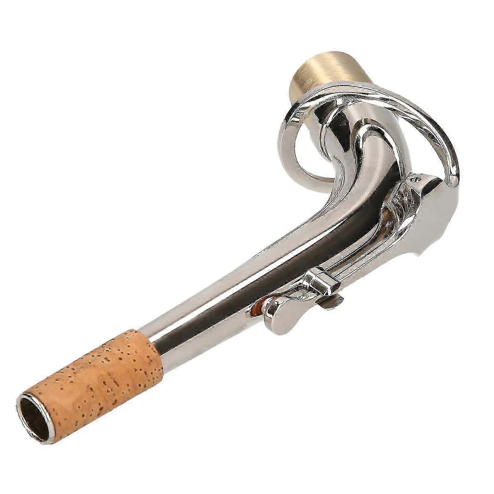 Pescoço de saxofone alto com braço de latão e curvatura para sax, peça de reposição, acessório para sax