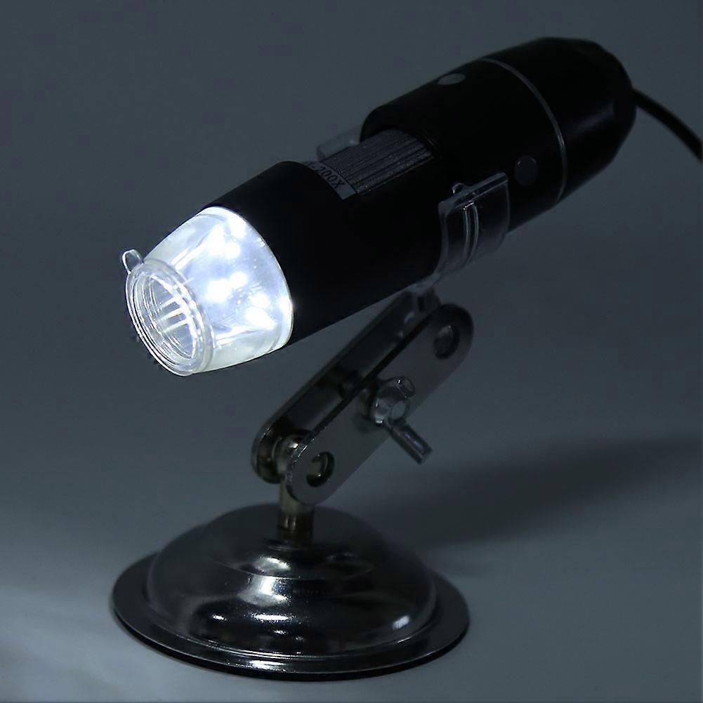 USB Microscope 0X-50X-500X 2MP 8 LED Adjustable Focus USB