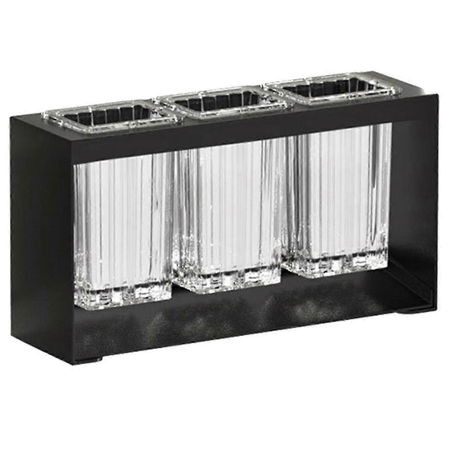 Multifunctional Chopsticks and Spoon Storage Rack Black