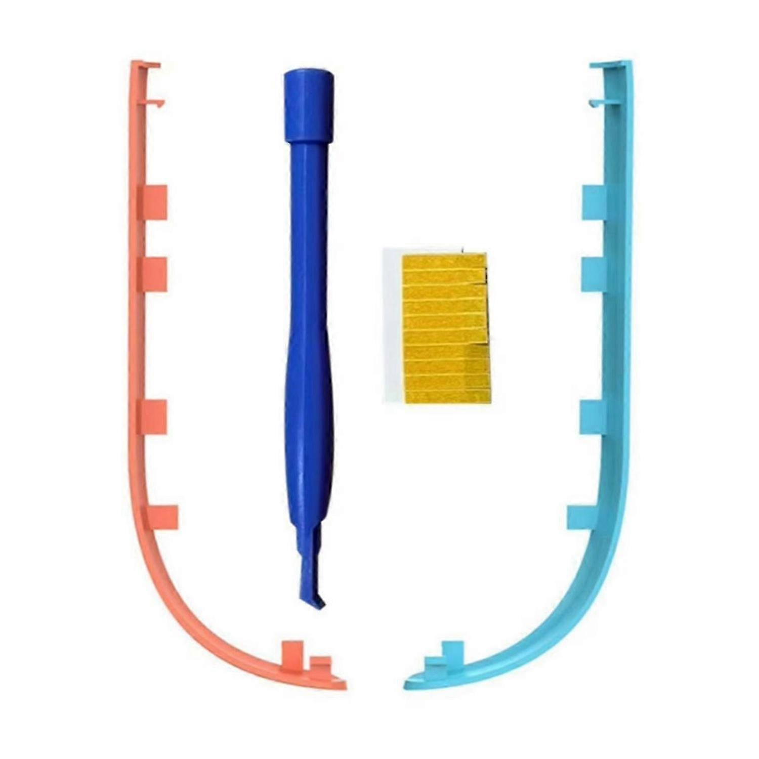 Decorative Strips for 2 Replaceable Side Plates for Left & Right Controllers Left Red Right Blue